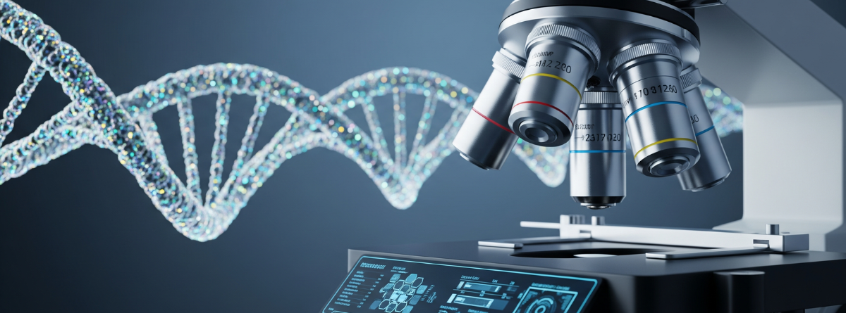 microscopio y adn